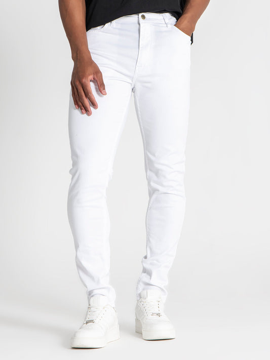 White Slim Fit Jeans