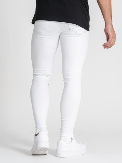 White Core Skinny Jeans