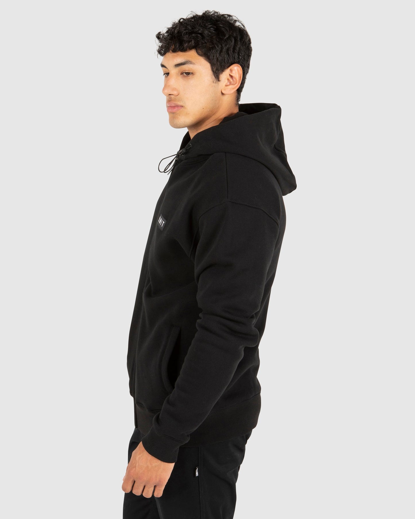 UNIT Mens Stack Zip Thru Hoodie