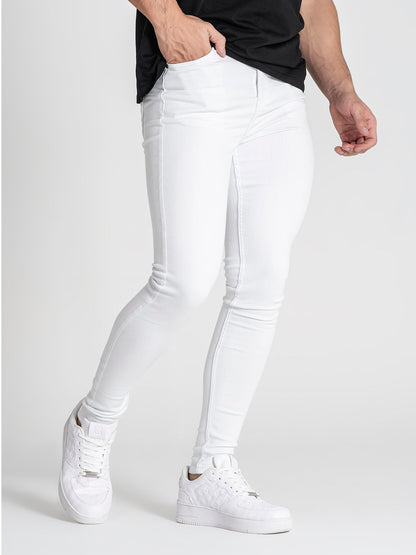 White Core Skinny Jeans