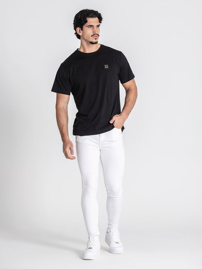 White Core Skinny Jeans