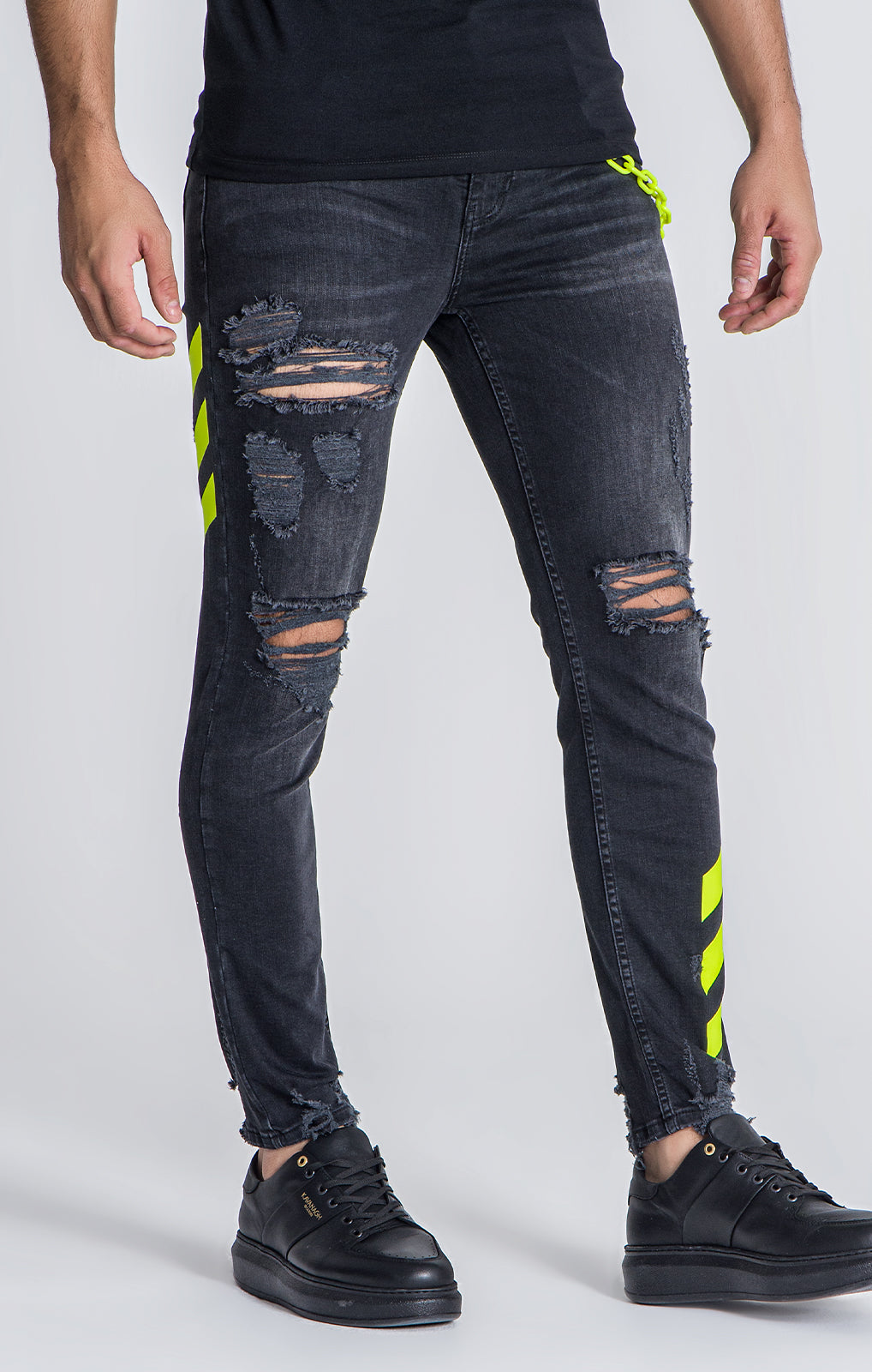 Black Cyber Jeans