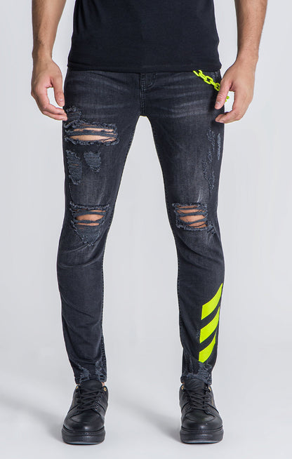 Black Cyber Jeans