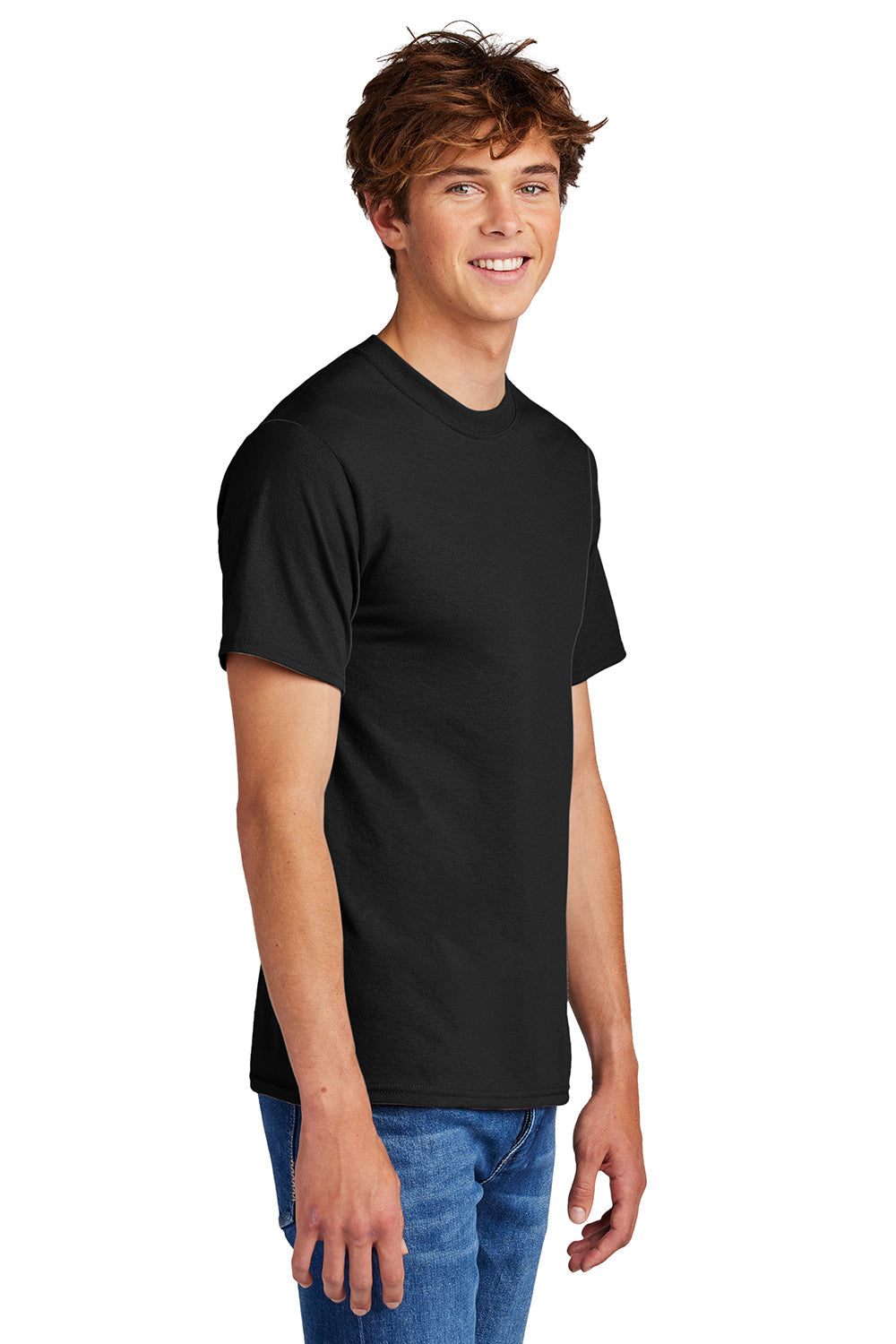 Mens Core Short Sleeve Crewneck T-Shirt - Jet Black