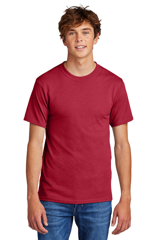 Mens Core Short Sleeve Crewneck T-Shirt - Red
